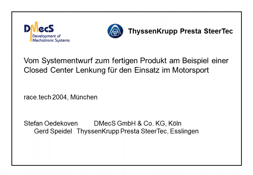 paper_prev_DMecS_TKPS_racetech_2004_1